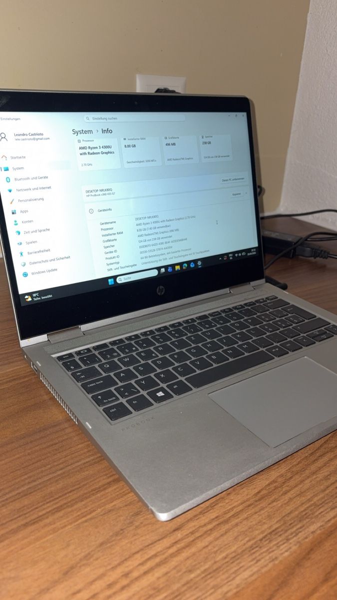 Notebooks: HP Probook x360 435 G7 – Gebraucht aus Heerbrugg von cas_jx6x