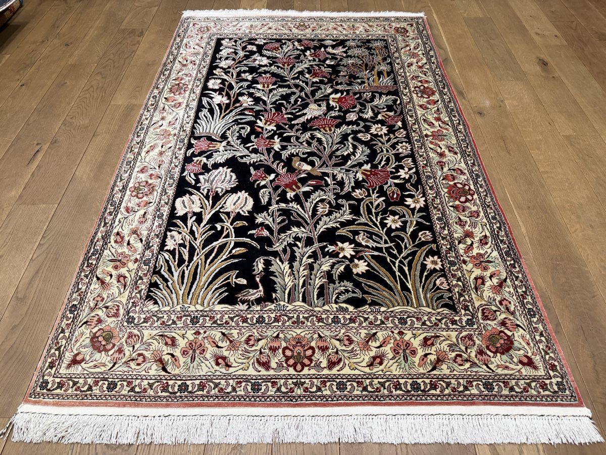Tappeti: Einzigartiger echter Ghom Seidenteppich - 100% Perserteppich – Usato da Bennau venduto da Mayer_Carpets 2
