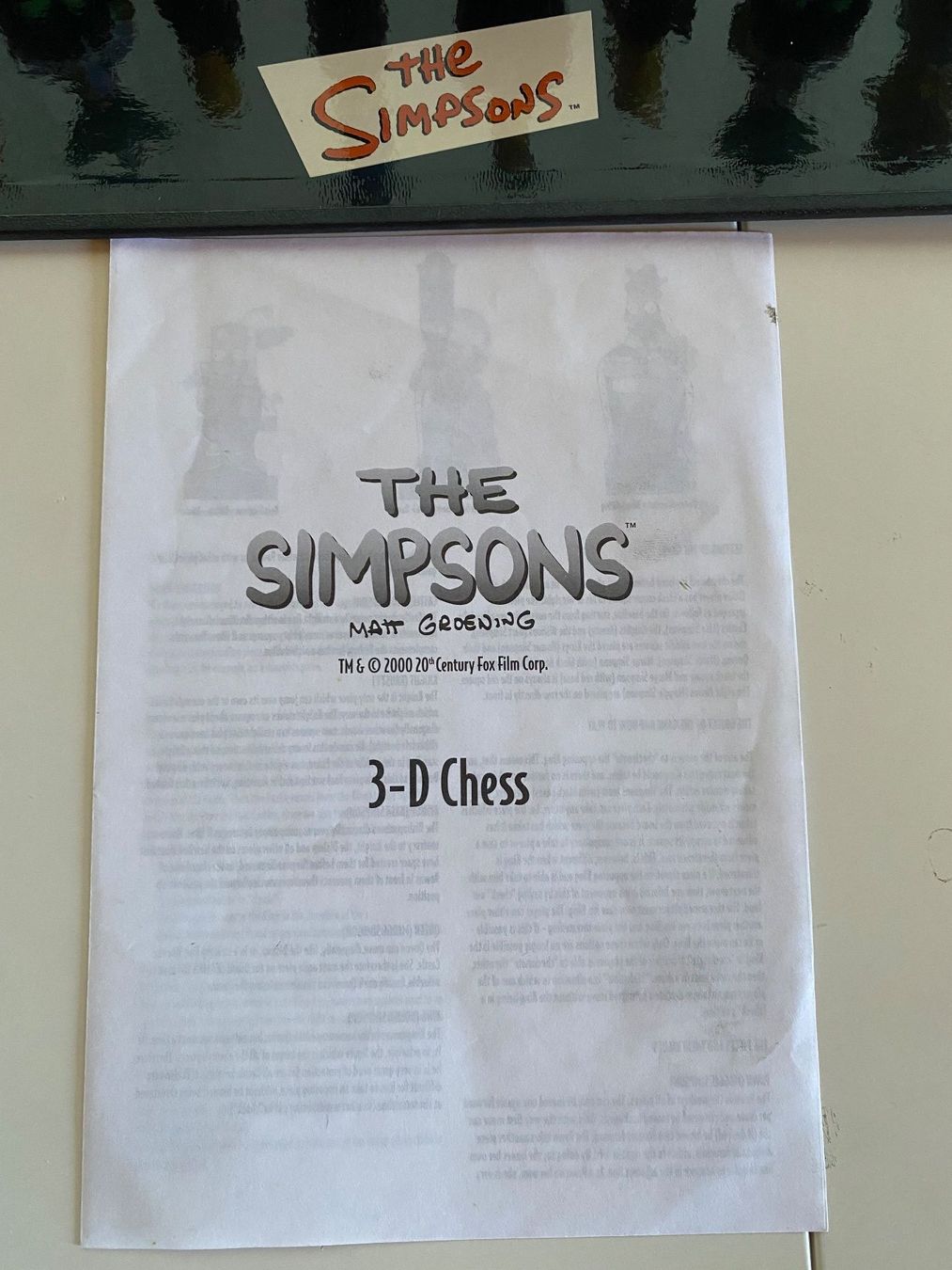 Giochi: Jeu d'echec 'THE SIMPSONS' – Usato da St-Prex venduto da Okoala 3