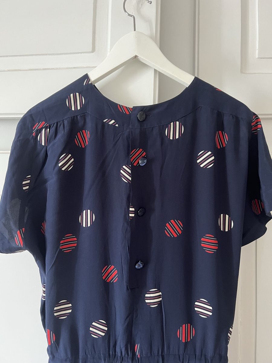 Celine Vestiti: Celine Paris Kleid 100% Seide Vintage – Usato da Zürich venduto da bonnuit 4