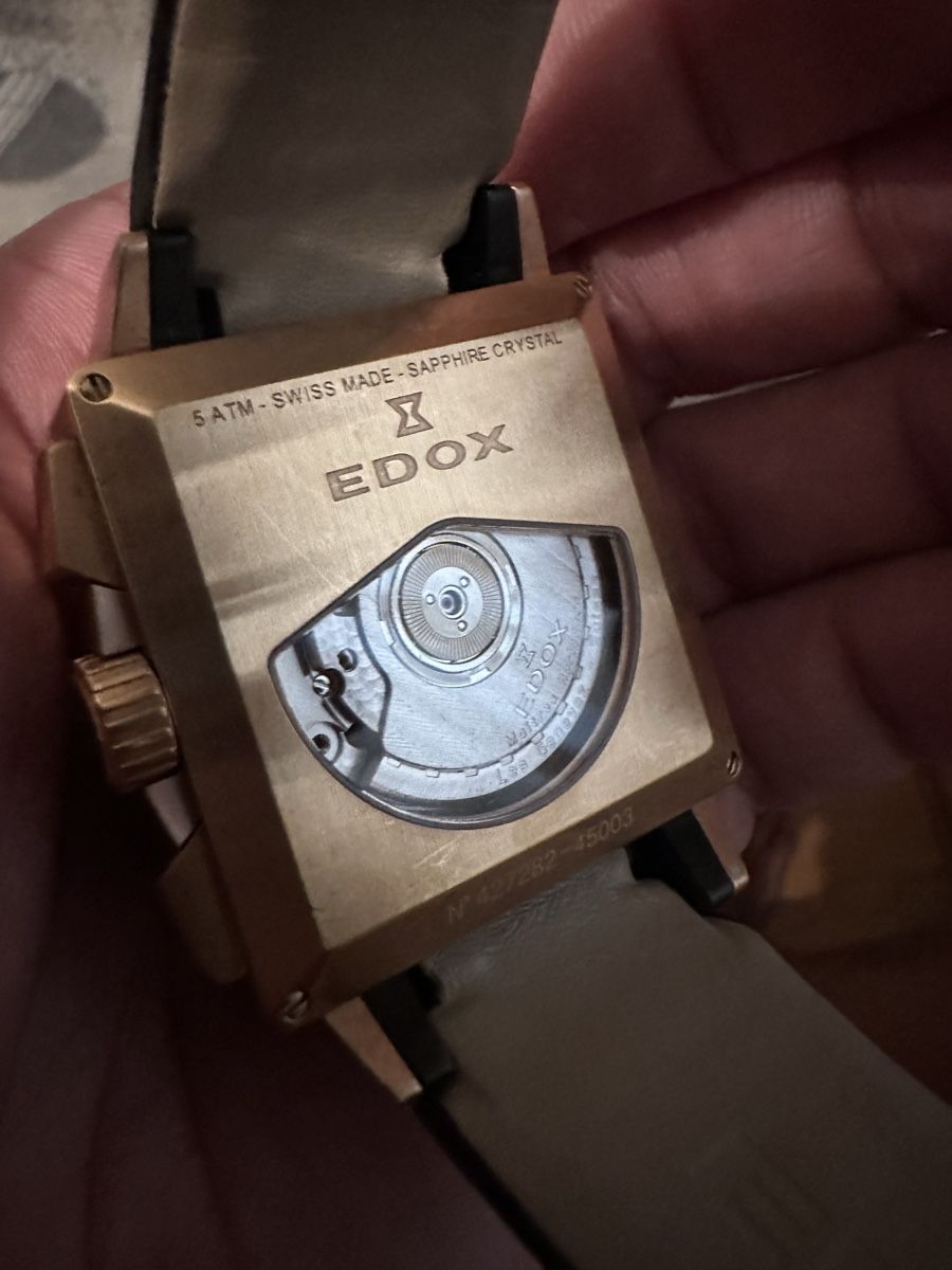 Edox Orologi: Edox Classe Royale Chronograph Automatic 45003 357RN NIR – Usato da Zuchwil venduto da Richichi 7