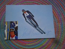 KARL LUSTENBERGER NORDISCH KOMBINIRER CH ORIGINAL AUTOGRAMM