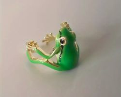 Frosch Ring ( verstellbar/ one Size)