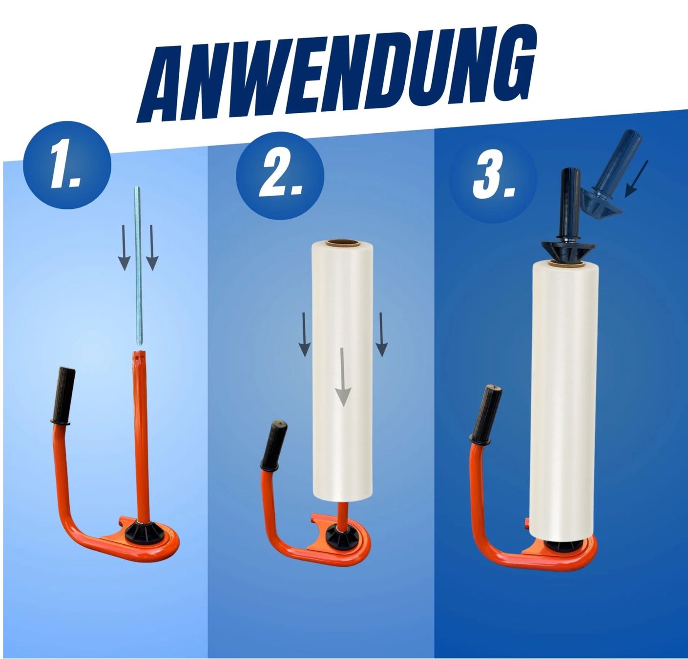 Sonstiges zum Lager & Transport: Stretchfolien Abroller Profi Orange – Neu und originalverpackt aus Bülach von StoreInShop.com 3