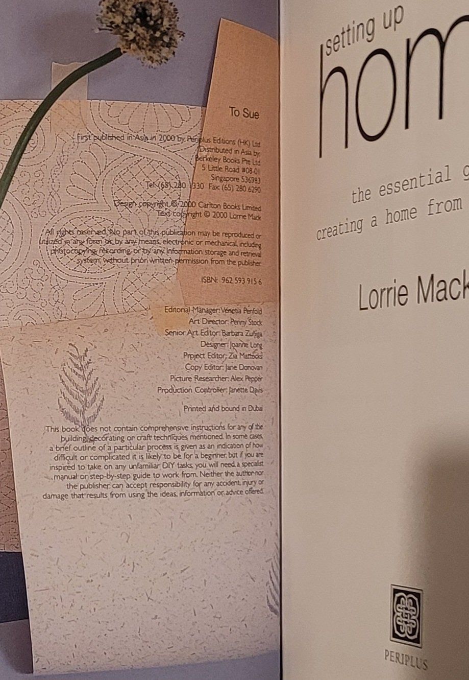 Libri: The Essential Guide to Creating a Home from Scratch – Usato da Zürich venduto da Avd 4