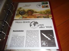 Münzbrief Neukaledonien