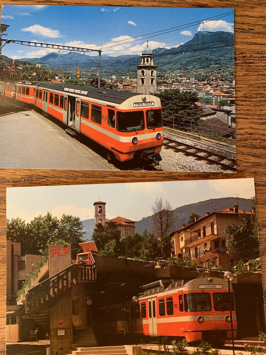 Modellini di ferrovie: Ansichtskarten Tessiner Bahnen – Usato da Winden venduto da EmilNeu 7