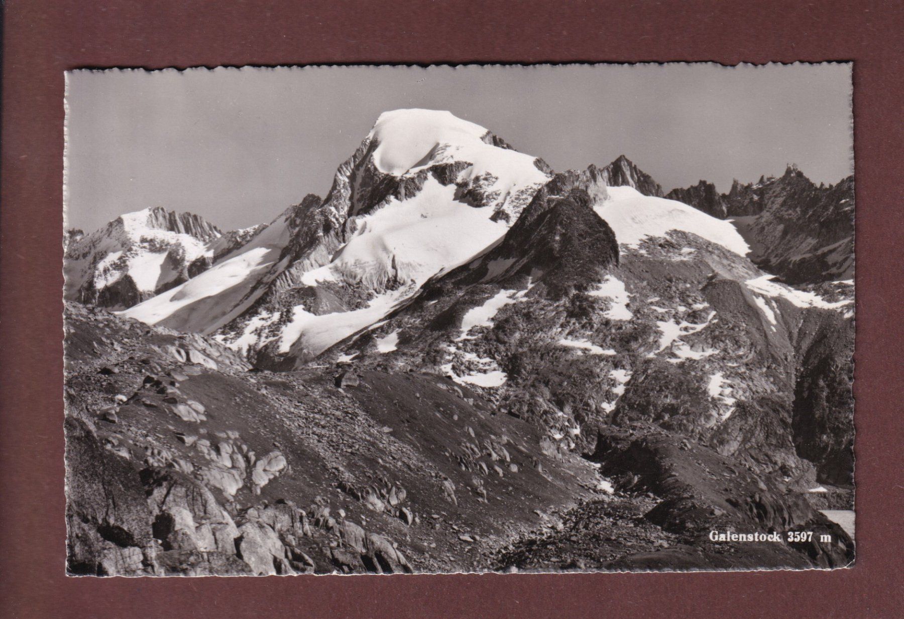 Ansichtskarten: GALENSTOCK - 1952 – Gebraucht aus Pully von nicecards-shop