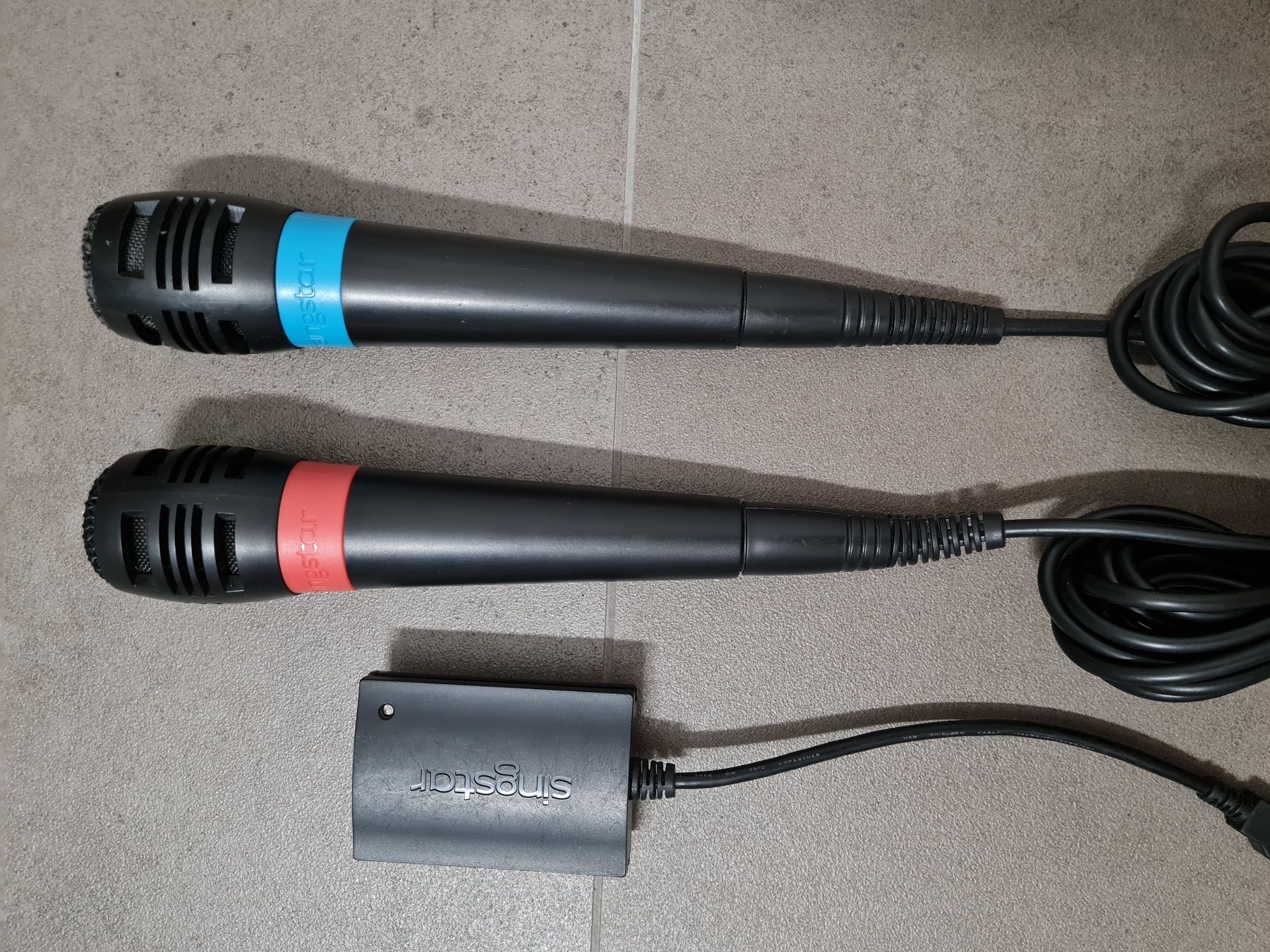 Sony Controller: Original Singstar Set - 2 Mikrofone + Adapter – Usato da Birsfelden venduto da Dealgoenner24 2