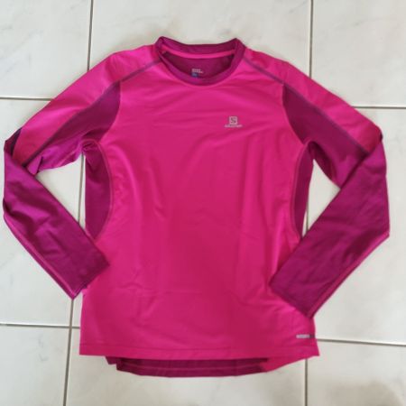 Tolles Langarm Damen-Sport-Shirt von Salomon Gr L