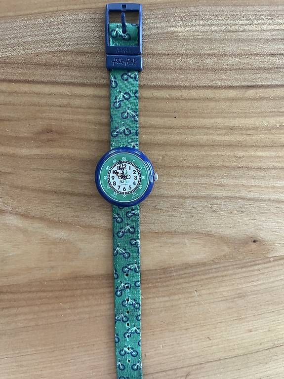 Flik Flak Orologi: Flikflack Velofahrer Kinderuhr – Usato da Lachen SZ venduto da carto92 1