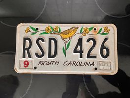 🇺🇸 USA Auto Nummernschild South Carolina RSD 426 🇺🇸