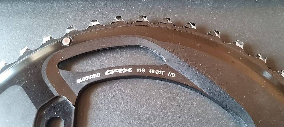 Ersatzteile: Shimano GRX 48T Chainring Kettenblatt – Gebraucht aus Baar von iainmathews 1