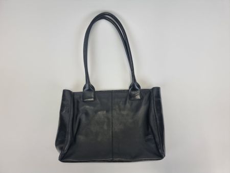 Louvier Lederhandtasche schwarz