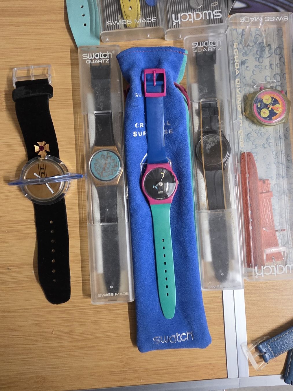 Swatch Uhren: lot de swatch !!!Rare!!! – Gebraucht aus Val-d'Illiez von AntiqueG 1