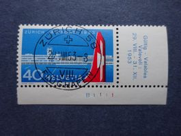 1953  Z-Nr. 313 mit glasklarem ET ZÜRICH
