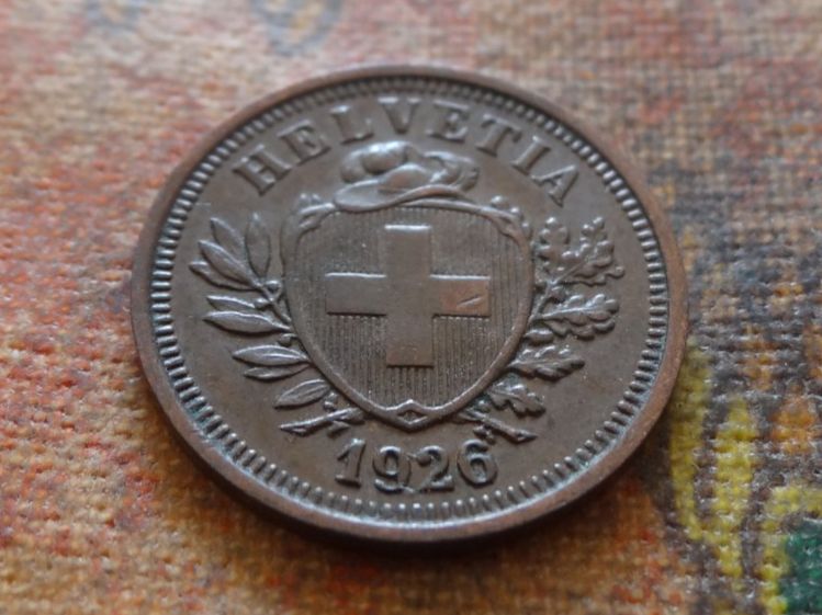 Tutti le monete: 1 Rp. 1926  (A) – Usato da Romanel-sur-Lausanne venduto da Swift13