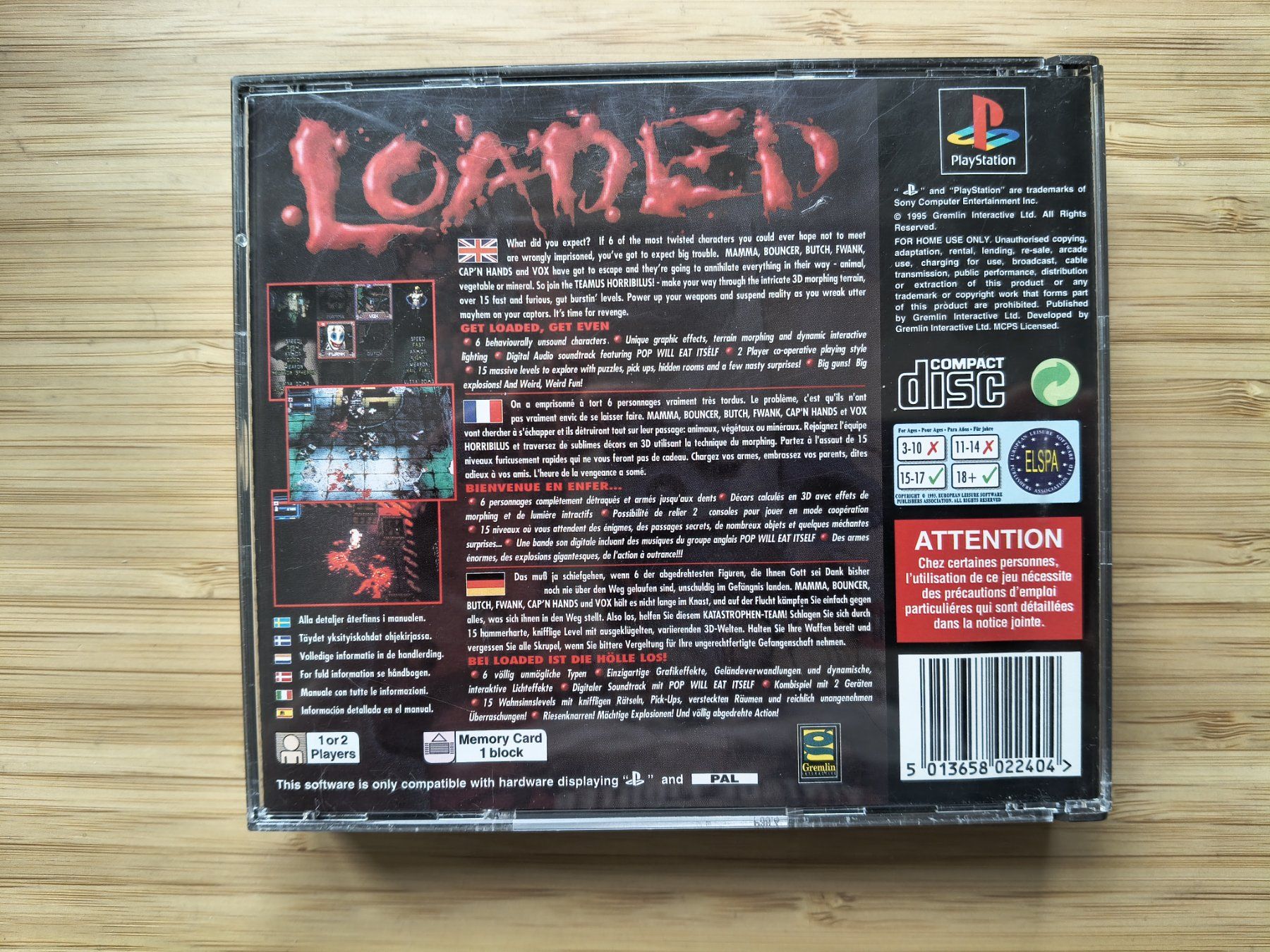 Spiele: Loaded (PS 1) – Gebraucht aus Riedholz von ste_96cd 1