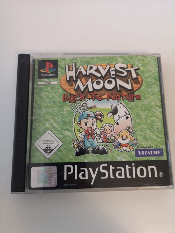 Jeu Récolte Lune : Retour à La Nature – PS1, Version NTSC (US/Canada), Bon état