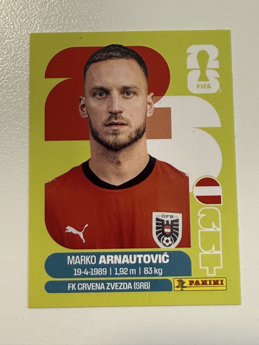 Panini Sammelbilder & Trading cards: Panini Marko Arnautovic  – Neu (gemäss Beschreibung) aus Tavannes von Thriftshop