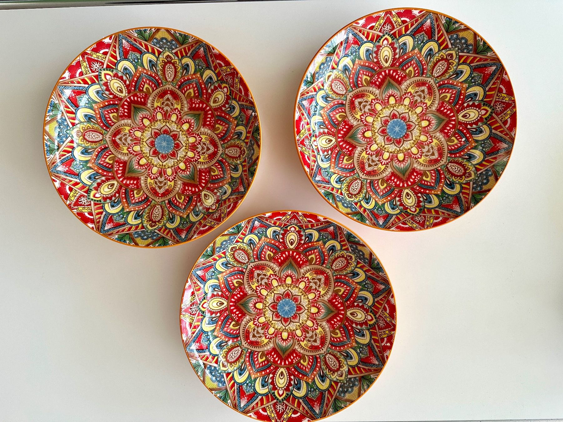Piatti: 3pcs New Ceramic deep teller, 20.5cm – Nuovo (secondo la descrizione) da Gattikon venduto da Sarahs_Schatzkammer