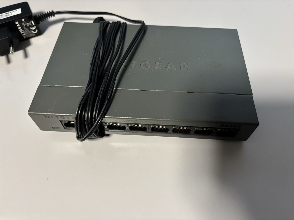 Componenti elettronici: Netgear 8 Port Ethernet Switch – Usato da Winterthur venduto da ral_tr8b