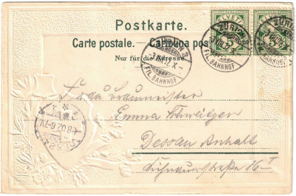 Cartoline postali: Zürich - Dolder mit Standseilbahn – Usato da Binningen venduto da Mountainrider 1