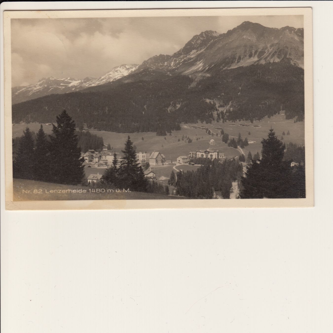 Ansichtskarten: AK Lenzerheide 10.07.1939 – Gebraucht aus Kirchberg BE von Mgh