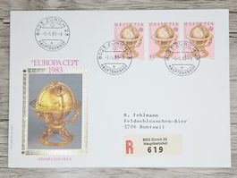 CL01 Enveloppe + Timbre Suisse 1983
