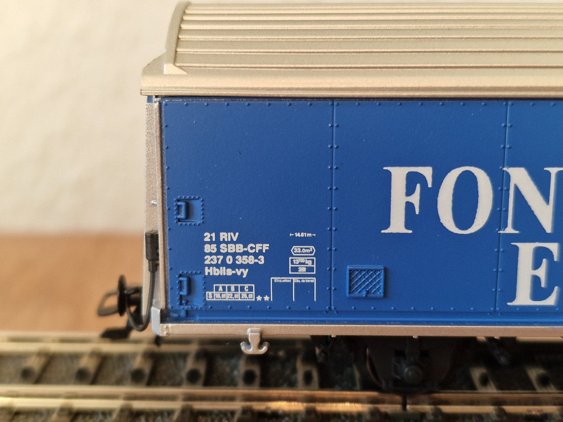 Märklin Modellini di ferrovie: SBB Fontessa Güterwagen H0 – Usato da Matten b. Interlaken venduto da lor_hr9w 3