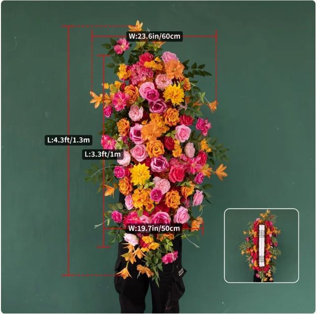 Tutte le decorazioni: Zwei Blumengestecke Orange-Pink – Usato da Wetzikon ZH venduto da Filopf 3