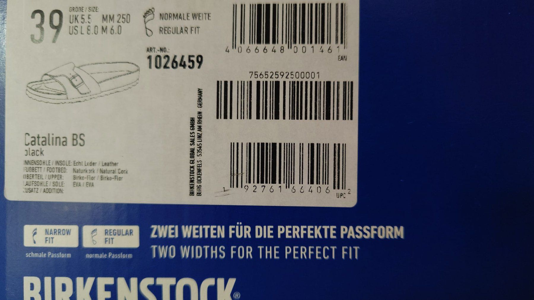 Birkenstock Chaussures femmes: Birkenstock Catalina BS, Grösse 39 – Neuf avec emballage d'origine à Riehen par markstre11 4