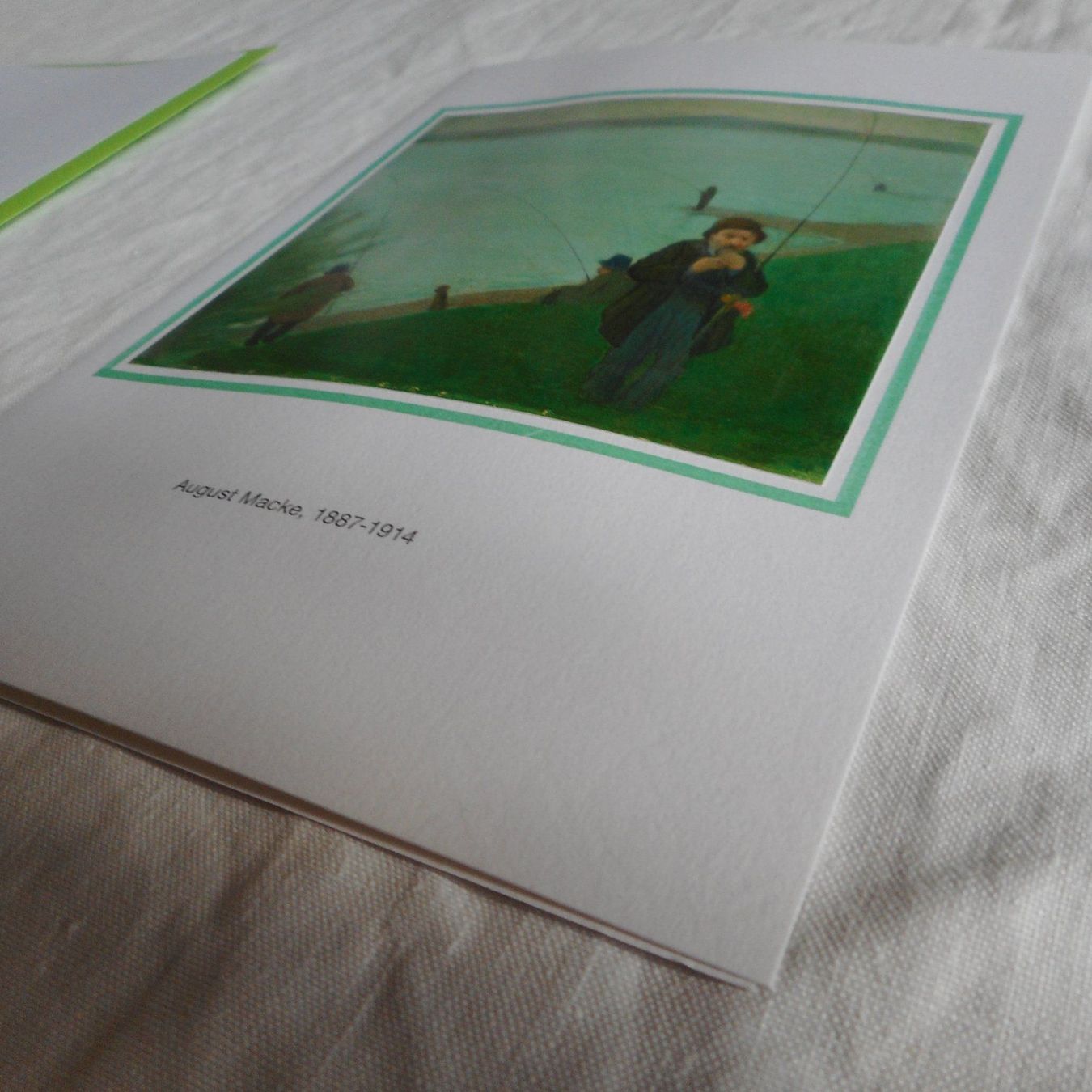 Cartoline postali: Kunstkarte - August Macke – Nuovo e nell'imballaggio originale da Niederlenz venduto da Berghem 1