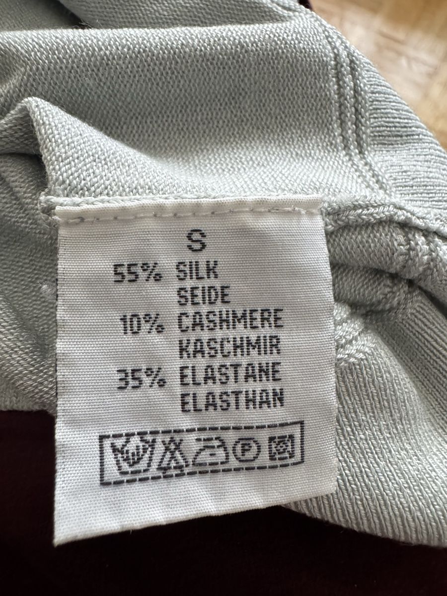 Pullover & Sweatshirts: Exxel Pullover Seide Kaschmir Mix hellgrau/blauGrösse S – Gebraucht aus Oberrieden von patty1990 2
