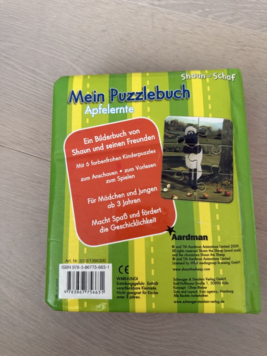 Libri: Puzzlebuch Shaun das Schaf – Nuovo (secondo la descrizione) da Wallisellen venduto da Nataschab0 7
