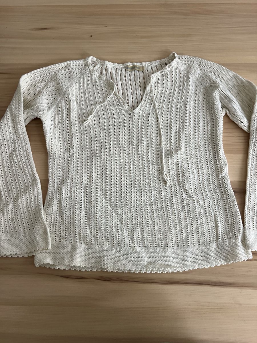Pullover & Sweatshirts: Damen Strickpullover Zaske Cremeweiss Grösse L – Gebraucht aus Oberglatt ZH von dauerbrenner