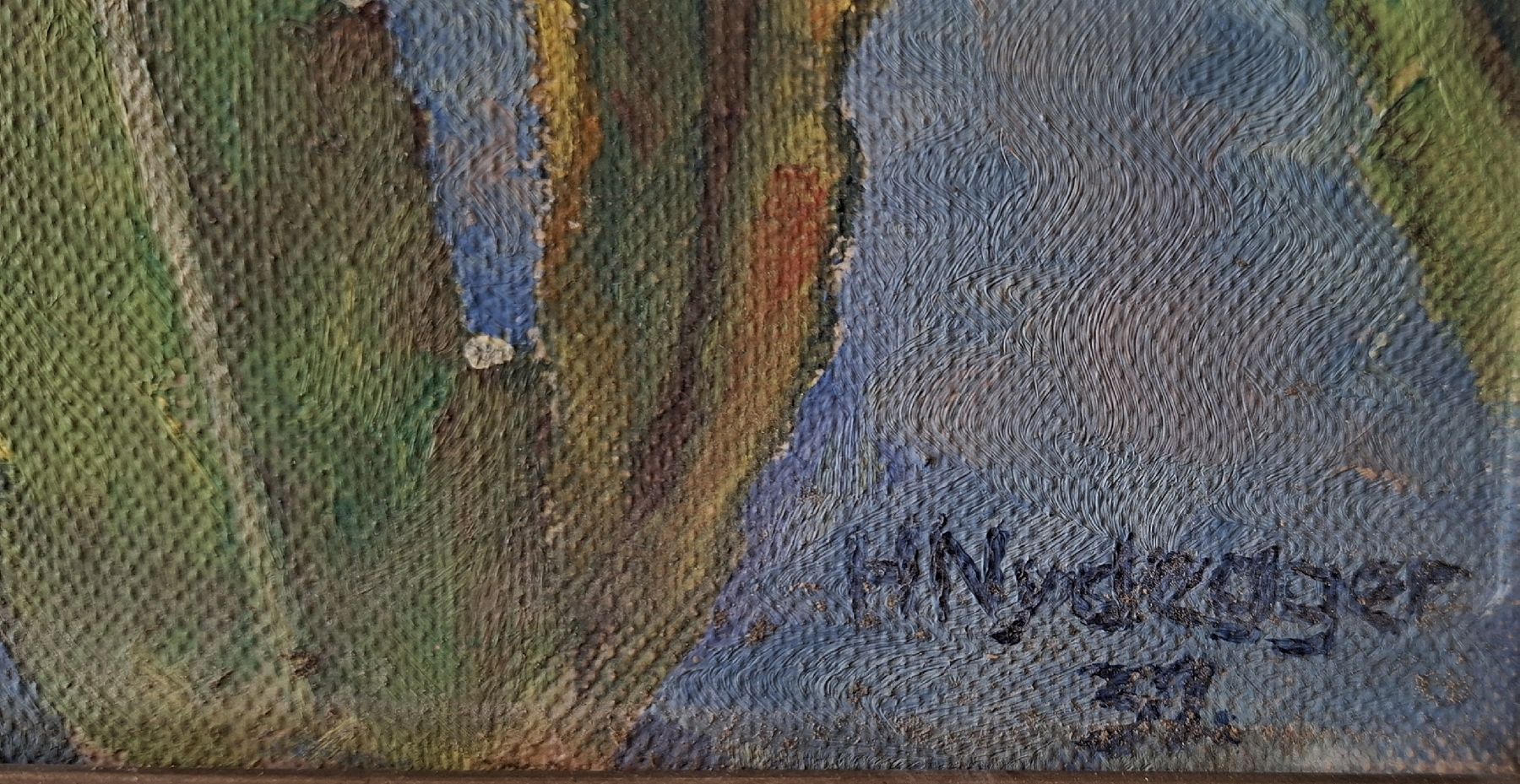 Dipinti: H.Nydegger, Öl auf Leinwand – Usato da Liestal venduto da Abimos 3