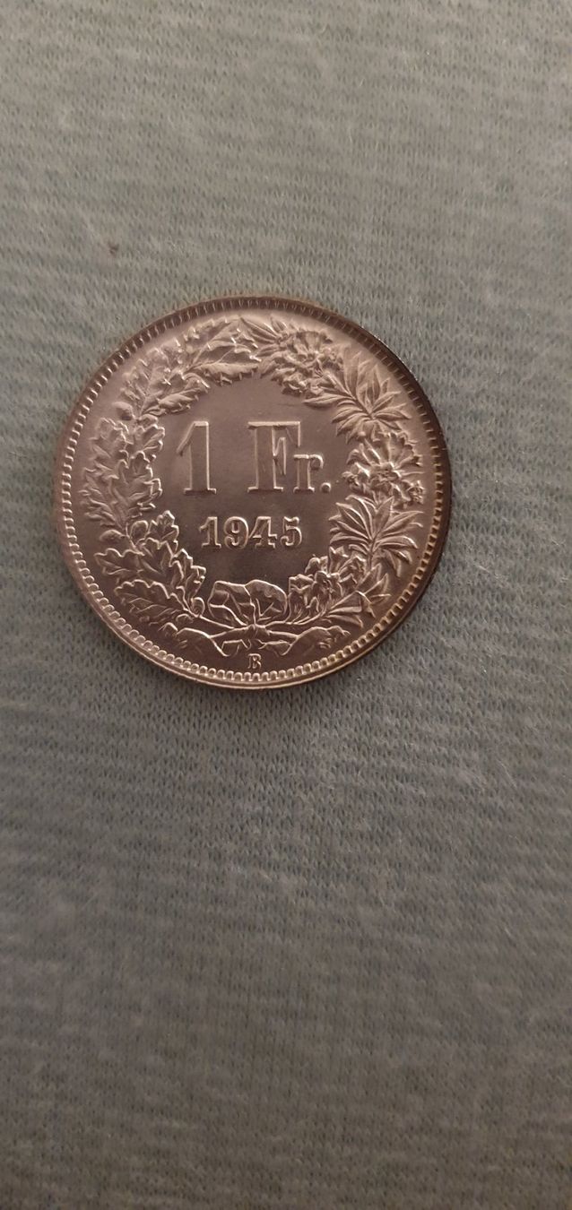 Toutes les monnaies: 1 Franken Silbermünze 1945 B – D'occasion à Wallenwil par Rainbow45 1