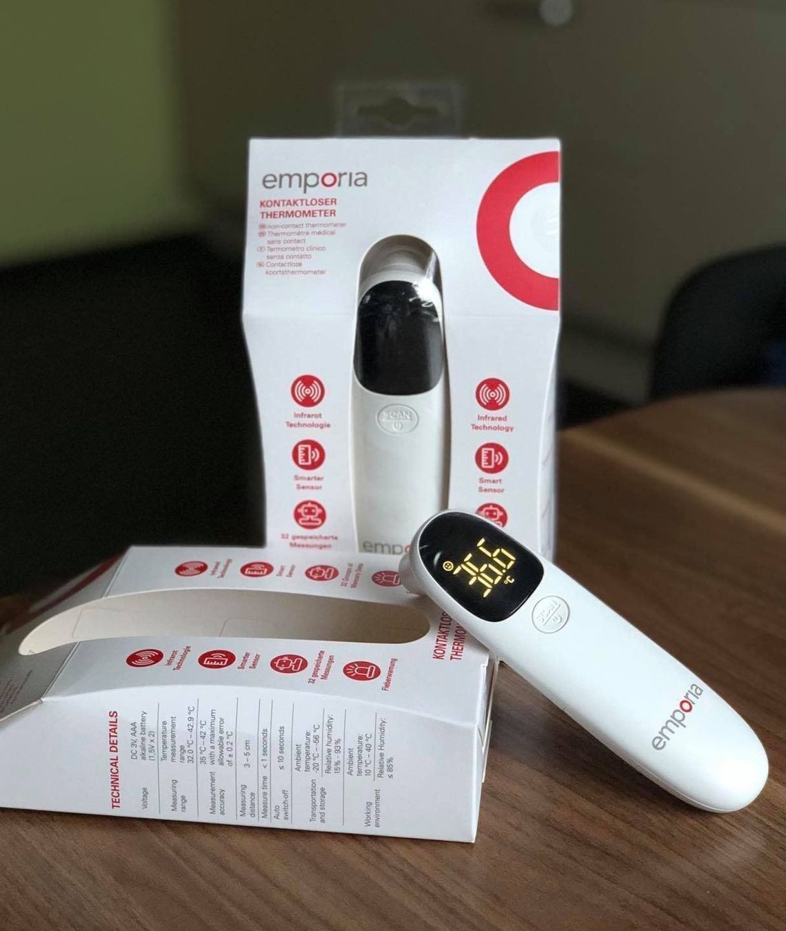 Altro per la casa: Fieberthermometer kontaktlos – Nuovo e nell'imballaggio originale da Dübendorf venduto da Uneltech