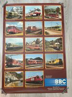 Plakat BBC Brown Boweri Lokomotiven Eisenbahnen