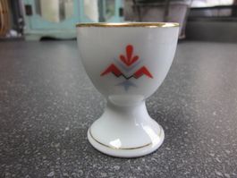 Art Deco Eierbecher Kaiser's Kaffee um 1930, Oskar Schaller