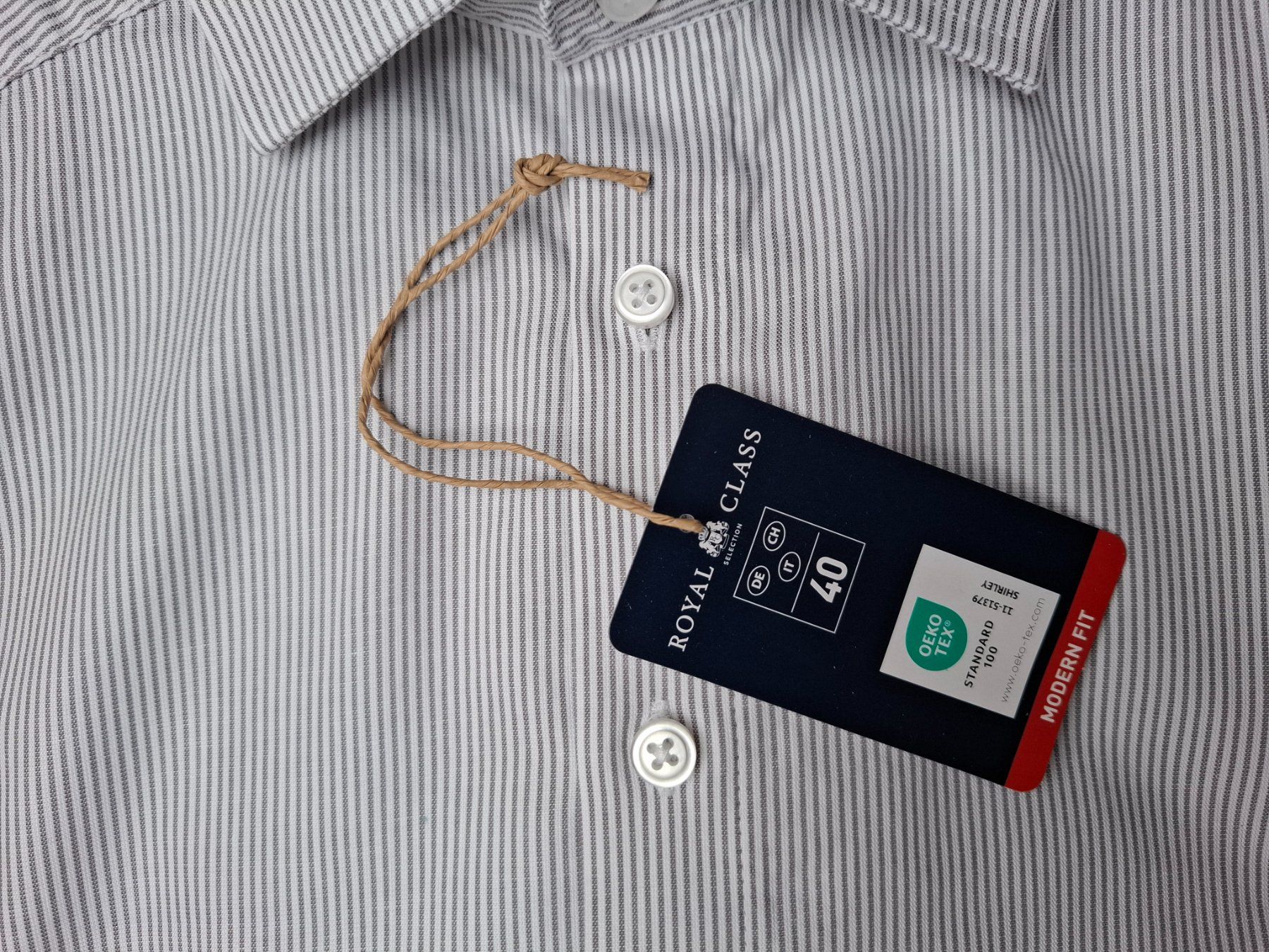 Camicie: Herren Hemd Modern Fit, Royal Class Selection, Gr. 40 – Nuovo (secondo la descrizione) da Zürich venduto da Romi169 4
