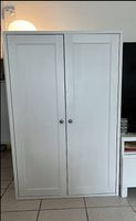 White Wall Cabinet with Double Doors