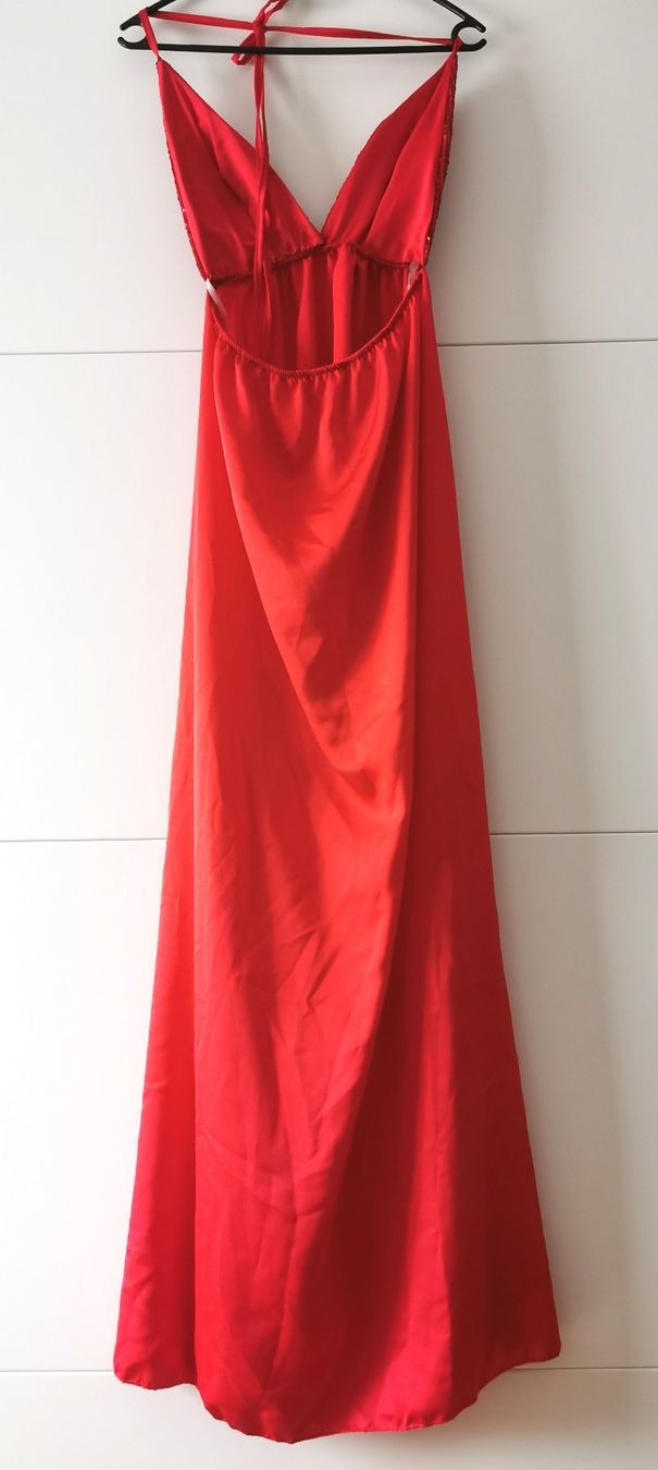 Kleider: neues rotes Abendkleid mit Pailletten, Gr. S – Neu (gemäss Beschreibung) aus Jona von Loki40 2