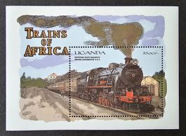 Uganda-Mi Block 326 ** (2000) Bahnmotive