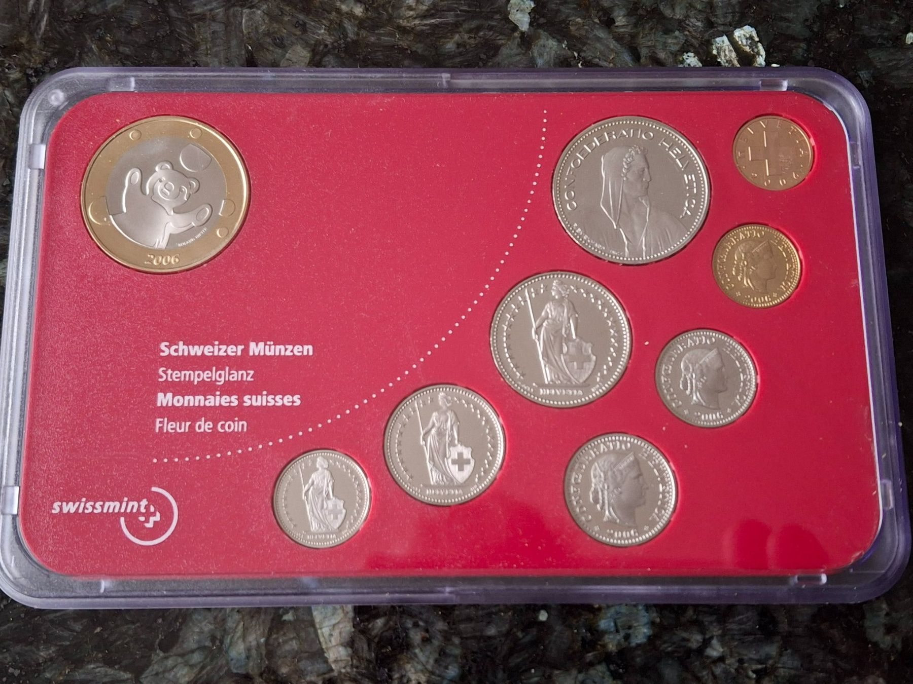 Alle Münzen: Schweizer Baby-Münzsatz 2006 stgl – Neu und originalverpackt aus Bern von maximus365 3