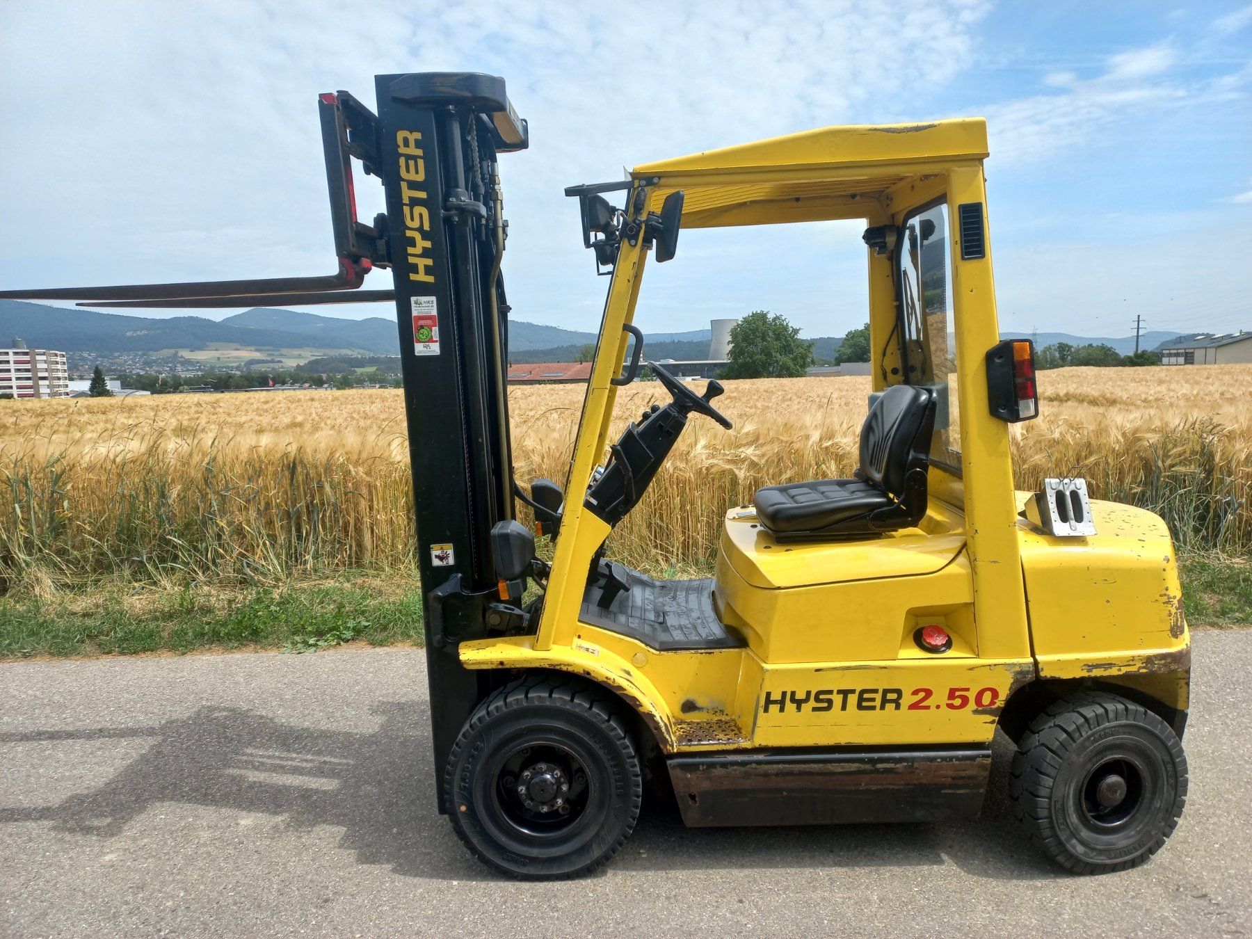 Diesel Carrelli elevatori e a forche: Stapler Dieselstapler Hyster 2,5T Triplex Strassenzulassung – Usato da Dulliken venduto da Classiclerch4657 1