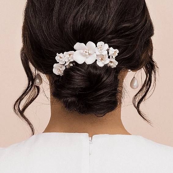 Accessori per capelli: Celebride Haarnadeln mit Emailblumen & Perlen  Neu – Usato da Liestal venduto da Schatzsucher90 1