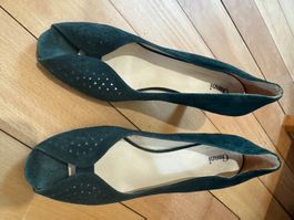 Ganni Wildleder Pumps,  Grün, Grösse 41 -Top Zustand!