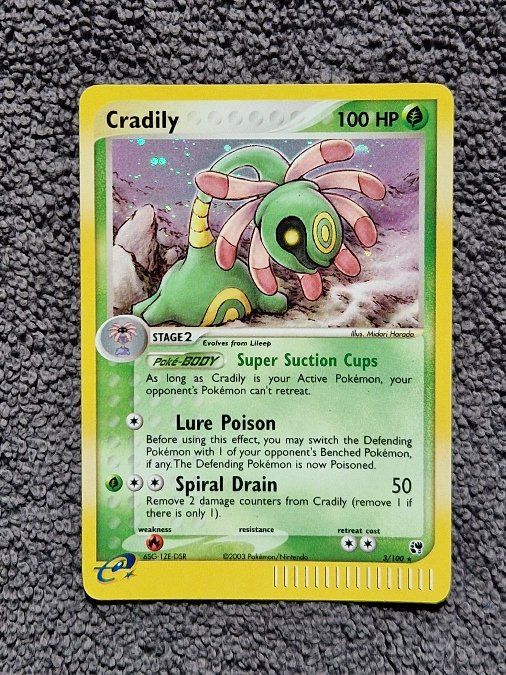 Pokémon Carte collezionabili: Pokemon Karte Cradily 3/100 – Usato da Gossau SG venduto da Sev7ven